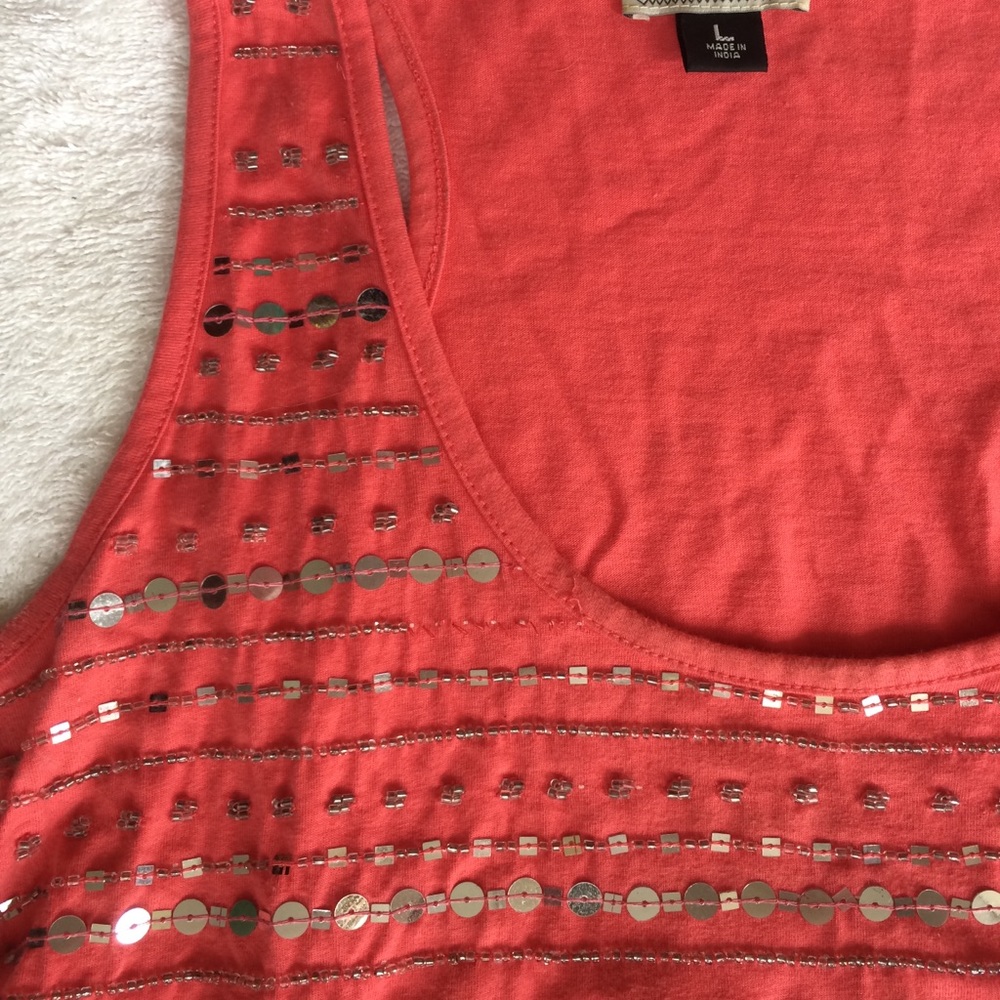 Beaded Racerback Tank - Picture 3 of 5